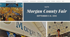 Desktop Screenshot of morgan-county-fair.com