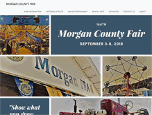 Tablet Screenshot of morgan-county-fair.com
